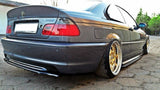 CENTRAL REAR SPLITTER BMW 3 E46 MPACK COUPE (without vertical bars) Maxton Design