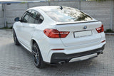 CENTRAL REAR SPLITTER for BMW X4 M-PACK (without a vertical bar) Maxton Design