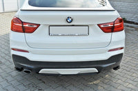 CENTRAL REAR SPLITTER for BMW X4 M-PACK (without a vertical bar) Maxton Design