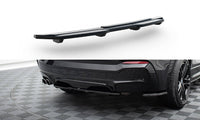 CENTRAL REAR SPLITTER for BMW X4 M-PACK (with a vertical bar) Maxton Design