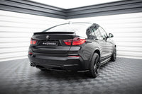 CENTRAL REAR SPLITTER for BMW X4 M-PACK (with a vertical bar) Maxton Design