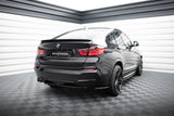 CENTRAL REAR SPLITTER for BMW X4 M-PACK (with a vertical bar) Maxton Design