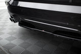 CENTRAL REAR SPLITTER for BMW X4 M-PACK (with a vertical bar) Maxton Design