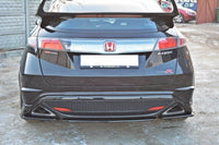 CENTRAL REAR SPLITTER HONDA CIVIC VIII TYPE S/R (without vertical bars) Maxton Design