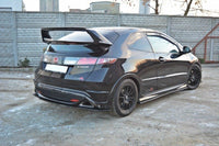 CENTRAL REAR SPLITTER HONDA CIVIC VIII TYPE S/R (without vertical bars) Maxton Design