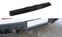 CENTRAL REAR SPLITTER Mitsubishi Lancer Evo X (without vertical bars) Maxton Design