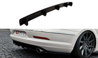 CENTRAL REAR SPLITTER VW Passat CC R36 RLINE (Preface) (with vertical bars) Maxton Design