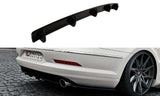 CENTRAL REAR SPLITTER VW Passat CC R36 RLINE (Preface) (with vertical bars) Maxton Design