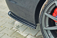 REAR SIDE SPLITTERS for BMW 5 F11 M-PACK (fits two double exhaust ends) Maxton Design