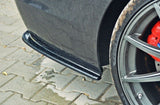 REAR SIDE SPLITTERS for BMW 5 F11 M-PACK (fits two double exhaust ends) Maxton Design