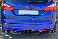 Rear Side Splitters Ford Focus ST Mk3 Estate Maxton Design