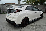 REAR SIDE SPLITTERS HONDA CIVIC IX TYPE R Maxton Design