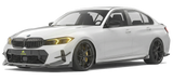 KORE - BMW 3 SERIES G20 ABS GLOSS BLACK CANARDS