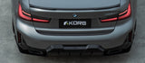 KORE - BMW 3 SERIES G20 LCI GLOSS BLACK ABS REAR DIFFUSER