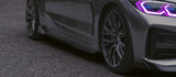 KORE - BMW 4 SERIES G22 GLOSS BLACK ABS SIDE SKIRTS