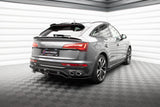 Rear Splitter (with vertical bars) Audi SQ5 Sportback Mk2 Facelift