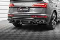 Rear Splitter (with vertical bars) Audi SQ5 Sportback Mk2 Facelift
