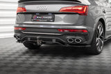 Rear Splitter (with vertical bars) Audi SQ5 Sportback Mk2 Facelift