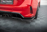 Central Rear Splitter (with vertical bars) V.1 Honda Civic Type-R Mk 11
