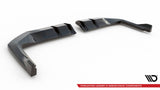 Central Rear Splitter (with vertical bars) V.2 Honda Civic Type-R Mk 11