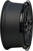 MbDESIGN LV1.2 8.5x19 ET 32 5x100 Schwarz stumpfmatt Außenbett hochglanzpoliert