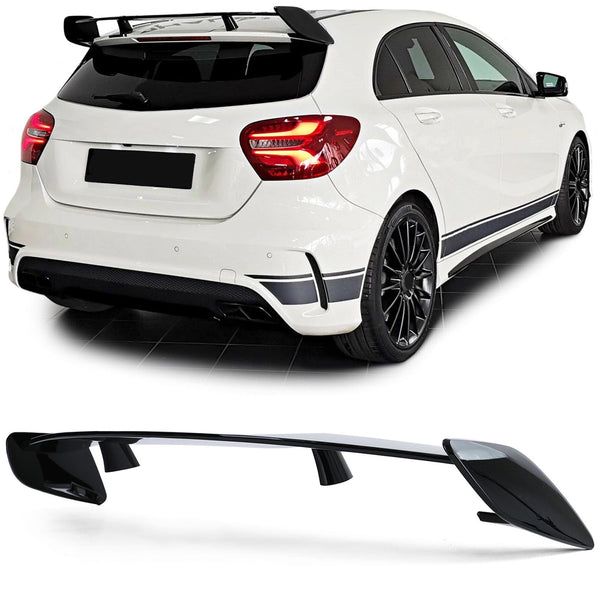 Rear spoiler Roof spoiler Glossy black for Mercedes A-Class W176 from 12