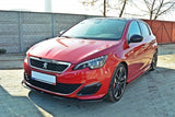 FRONT SPLITTER v.1 PEUGEOT 308 II GTI Maxton Design
