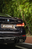 KORE - BMW 5 SERIES G30/G31/G38 GLOSS BLACK ABS REAR DIFFUSER