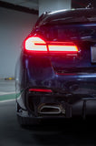 KORE - BMW 5 SERIES G30/G31/G38 GLOSS BLACK ABS REAR DIFFUSER