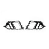 Carbon Fiber Front Bumper Duct Vents (V2 Dual Slats)