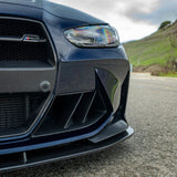 Carbon Fiber Front Bumper Duct Vents (V2 Dual Slats)