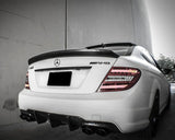 V-förmige Heckspoilerlippe für Mercedes Benz C-Klasse W204
