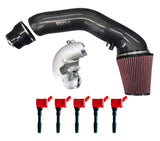 SET: 5“ carbon intake system + 4” inlet + 5 upgrade ignition coils - BTM Turbo