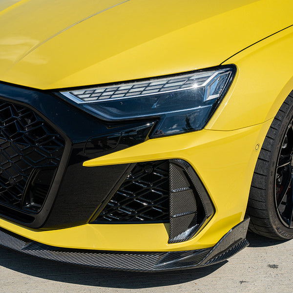 AUDI RS3 8Y 2025+ CARBON FIBRE FRONT BUMPER VENTS