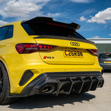 AUDI RS3 8Y 2025+ CARBON FIBRE REAR DIFFUSER