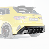 AUDI RS3 8Y 2025+ CARBON FIBRE REAR DIFFUSER