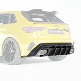 AUDI RS3 8Y 2025+ CARBON FIBRE REAR DIFFUSER