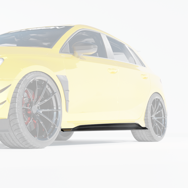 AUDI RS3 8Y 2022+ CARBON FIBRE SIDE SKIRTS