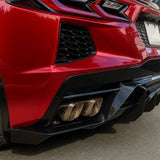 Rear Bumper Corners - Gloss Black