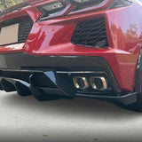 Rear Bumper Corners - Gloss Black
