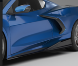 Side Skirts – V1 Style – Gloss Black