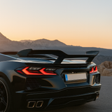 Rear Spoiler High Wing - Carbon Fiber - Z06 Style