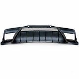 Rear Diffuser with Fins – Gloss Black