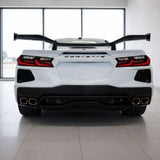 Rear Spoiler High Wing - Gloss Black - Z06 Style