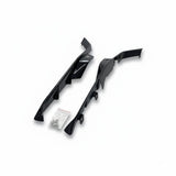 Front Bumper Grille Inserts - Gloss Black