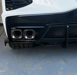 Rear Bumper Corners - Gloss Black