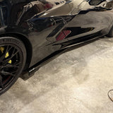 Side Skirts – V2 Style – Gloss Black