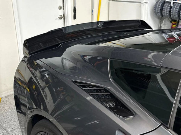 Rear Trunk Spoiler + Wickerbill – Gloss Black