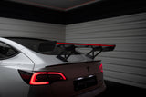 Carbon Spoiler + LED suitable for Tesla Model 3