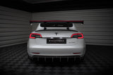 Carbon Spoiler + LED suitable for Tesla Model 3